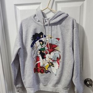 2009 Inuyasha Hoodie Anime Gray Size Medium